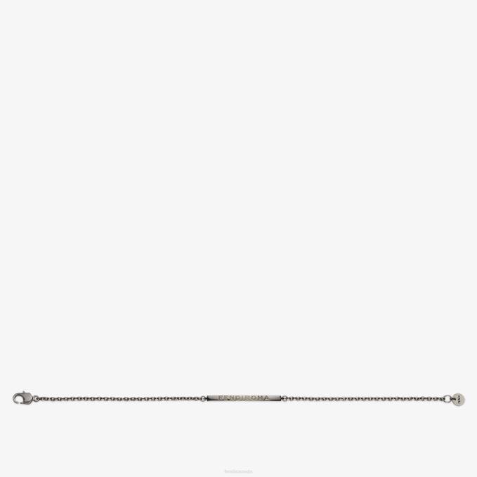 Men Metal Bracelet Ruthenium Fendi Jewelry 6RHH2705