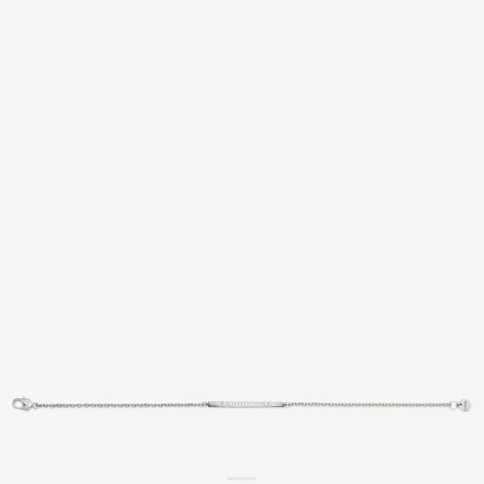 Men Metal Bracelet Silver Fendi Jewelry 6RHH2707