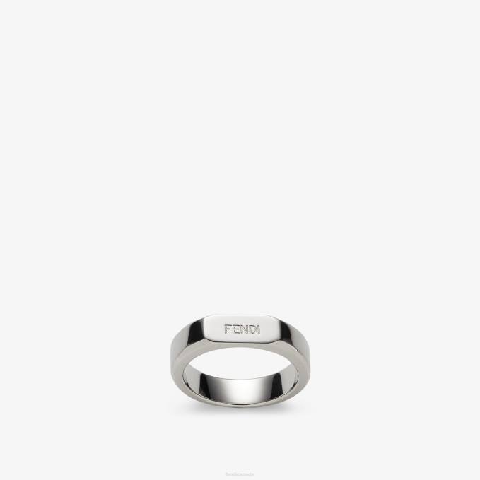 Men Ring Silver Fendi Jewelry 6RHH2687
