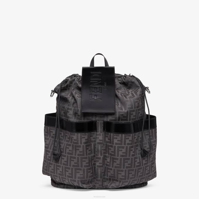 Men FF Jacquard Fabric Backpack Multicolor Fendi Accessories 6RHH1836