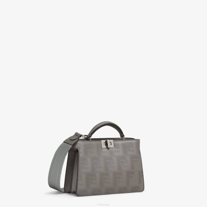 Men Dove Leather Bag Gray Fendi Accessories 6RHH1809