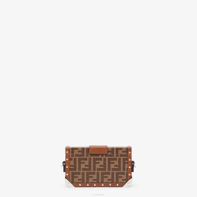 Men Fabric Bag Brown Fendi Accessories 6RHH1902