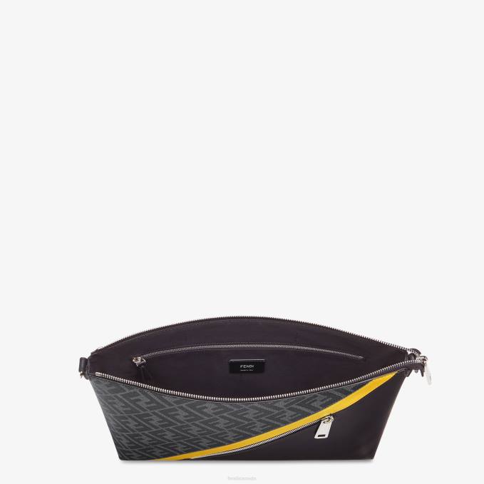 Men Fabric Bag Gray Fendi Accessories 6RHH1844