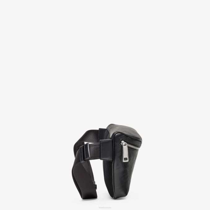 Men Leather Belt Bag Black Fendi Accessories 6RHH1797