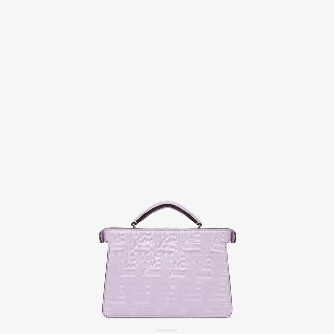 Men Lilac Leather Bag Purple Fendi Accessories 6RHH1794