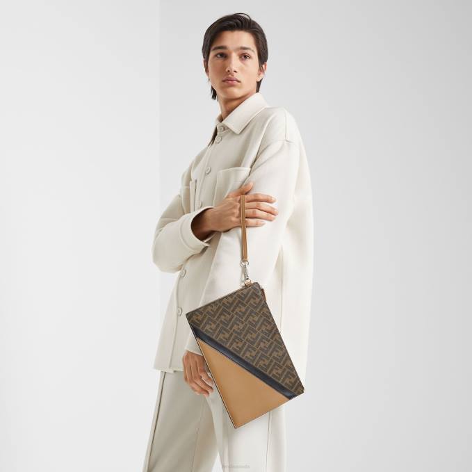 Men Fabric Bag Brown Fendi Accessories 6RHH1899