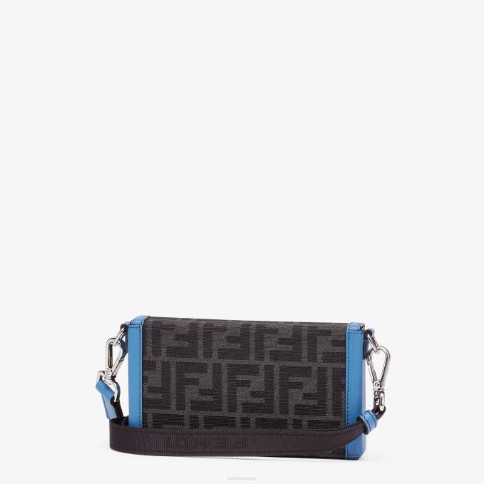 Men Fabric Bag Gray Fendi Accessories 6RHH2604