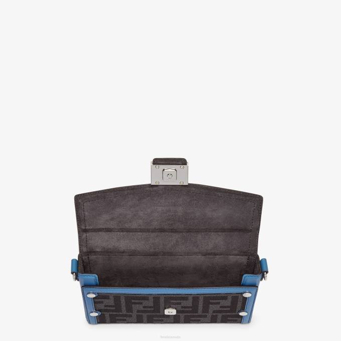 Men Fabric Bag Gray Fendi Accessories 6RHH2604