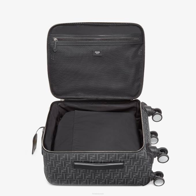Men FF Fabric Trolley Black Fendi Accessories 6RHH1886