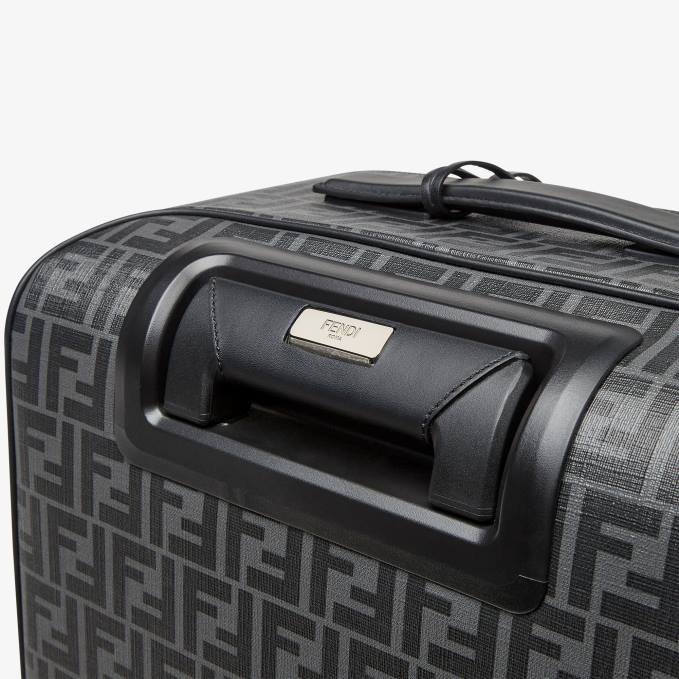 Men FF Fabric Trolley Black Fendi Accessories 6RHH1886