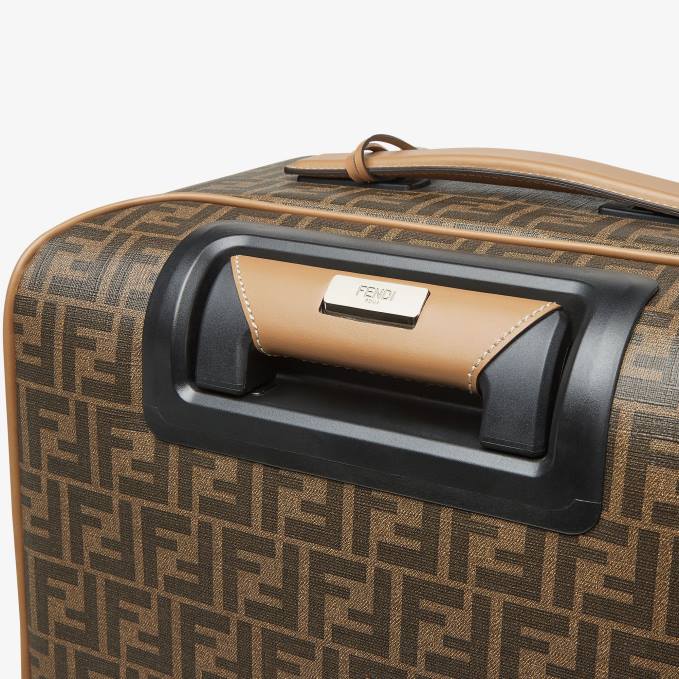 Men FF Fabric Trolley Brown Fendi Accessories 6RHH1885