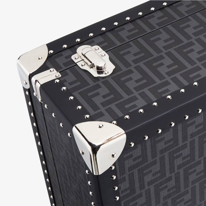 Men Fabric Suitcase Black Fendi Accessories 6RHH1892