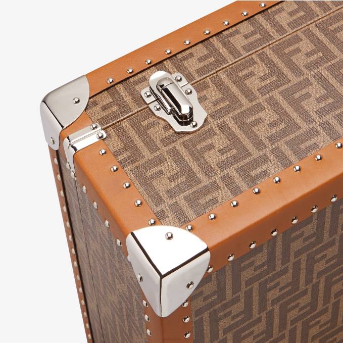 Men Fabric Suitcase Brown Fendi Accessories 6RHH1893
