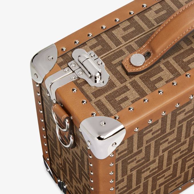 Men Fabric Suitcase Brown Fendi Accessories 6RHH1895
