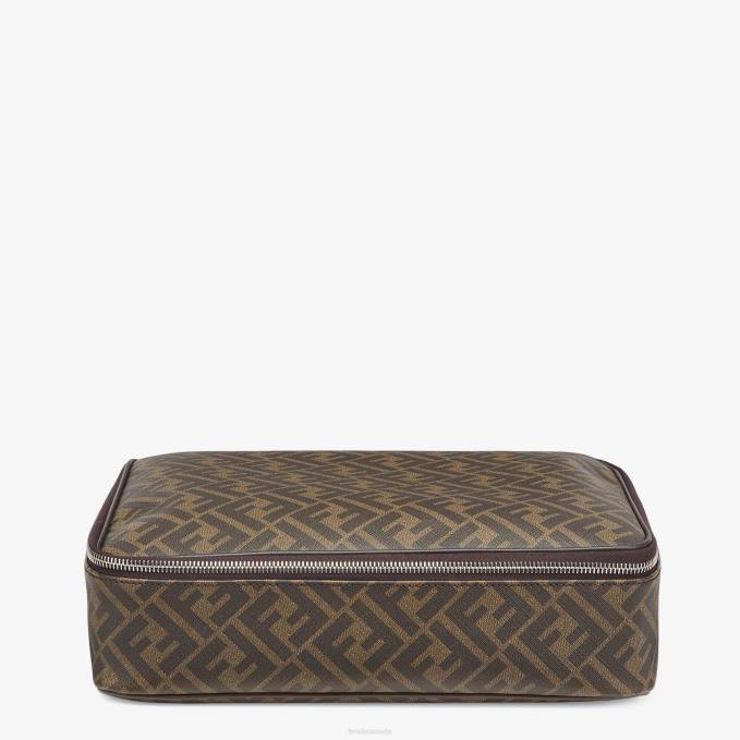 Men Fabric Travel Bag Black Fendi Accessories 6RHH2486