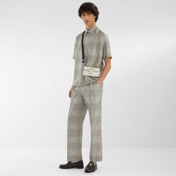 Men Leather Loafers Brown Fendi Shoes 6RHH2247