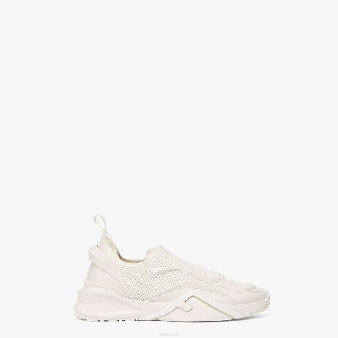 Men Mesh Running Sneakers White Fendi Shoes 6RHH2308