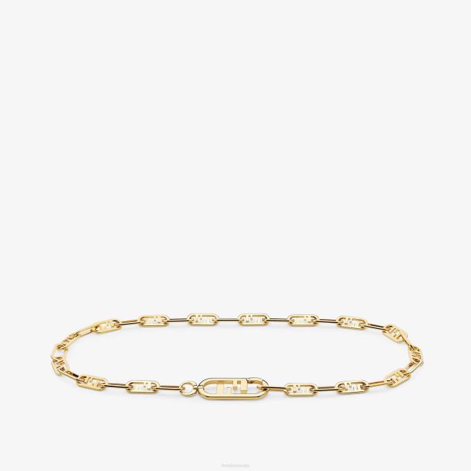 Women Metal Belt Gold Fendi Accessories 6RHH358