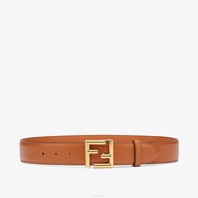 Women Naturalleather Belt Brown Fendi Accessories 6RHH412