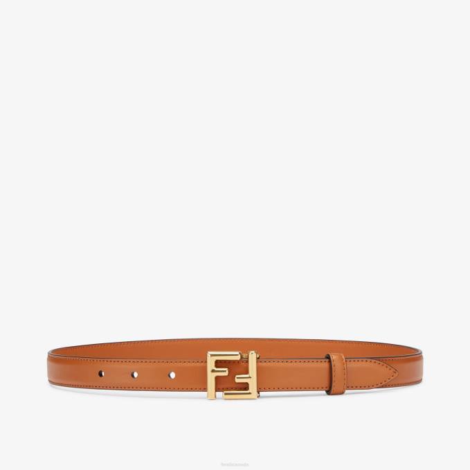 Women Naturalleather Belt Brown Fendi Accessories 6RHH419
