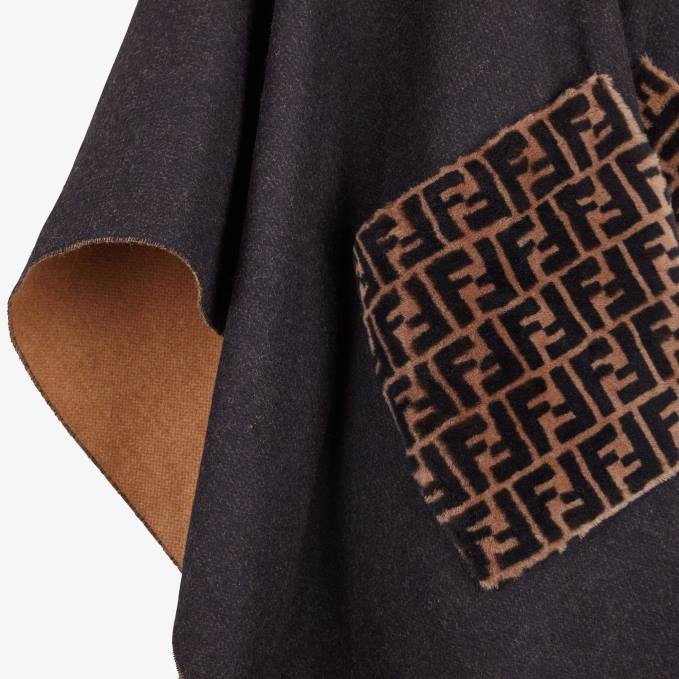 Women Cashmere And Wool Poncho Fashion Fendi Accessories 6RHH508