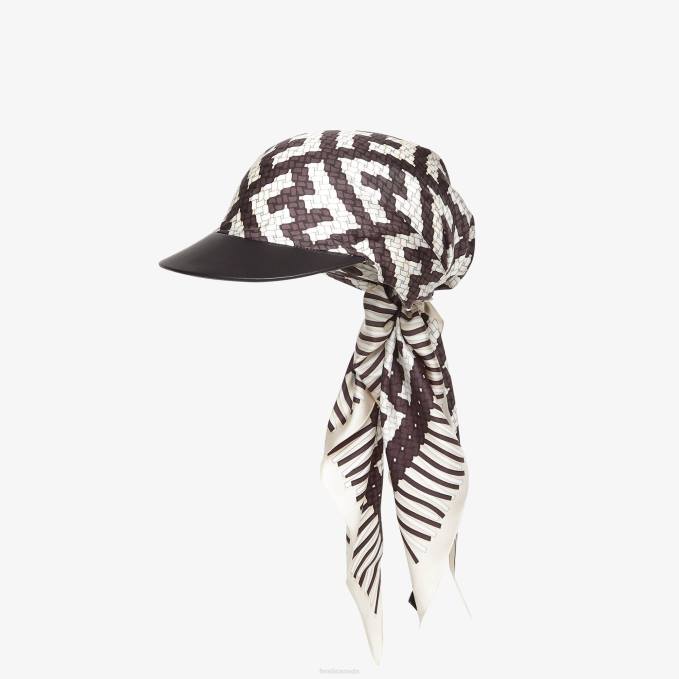 Women Silk Hat Black Fendi Accessories 6RHH180