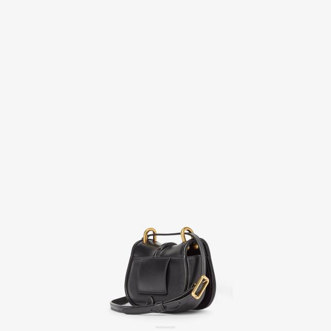 Women C'Mon Nano Leather Charm Black Fendi Accessories 6RHH15