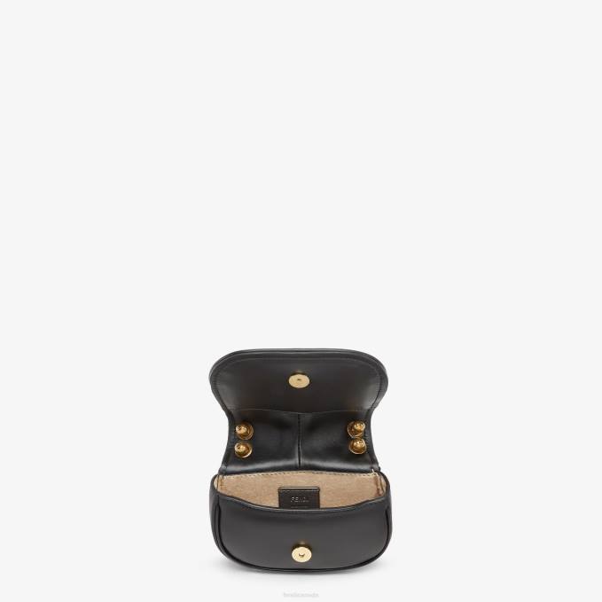 Women C'Mon Nano Leather Charm Black Fendi Accessories 6RHH15