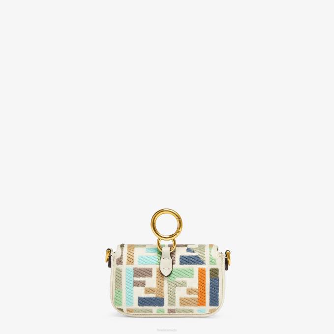 Women Canvas Charm Beige Fendi Accessories 6RHH233