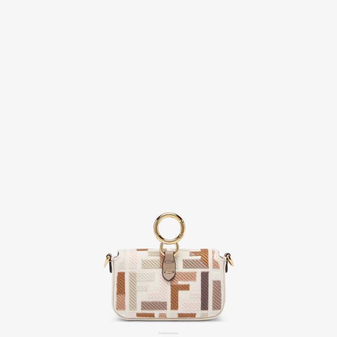 Women Canvas Charm Beige Fendi Accessories 6RHH43