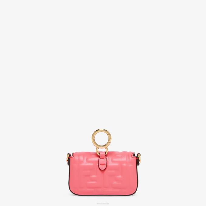 Women Charm In Nappa Leather Pink Fendi Accessories 6RHH220
