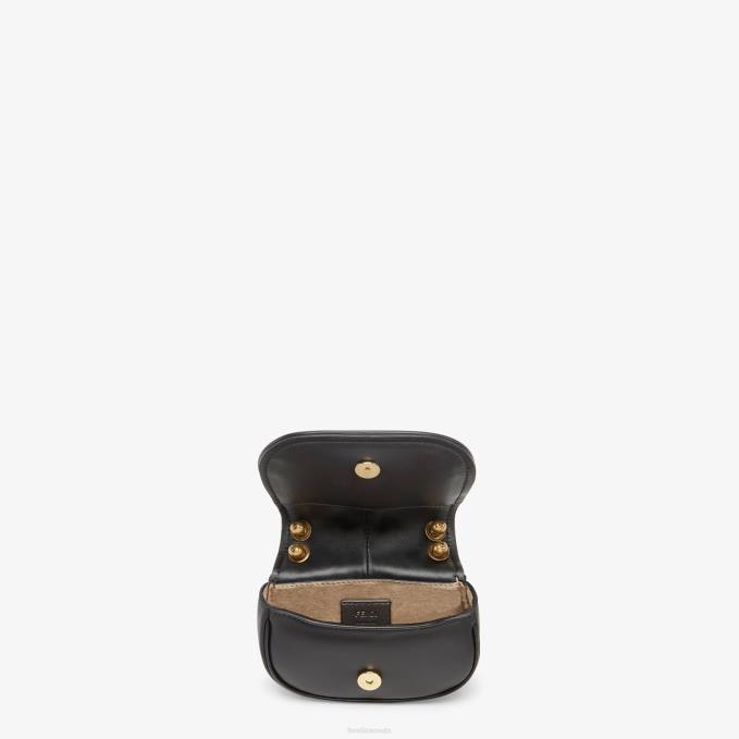 Women Crocodile Leather Charm Black Fendi Accessories 6RHH47