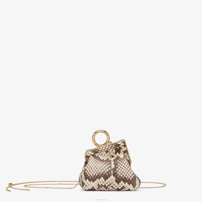 Women Elaphe Charm Brown Fendi Accessories 6RHH386