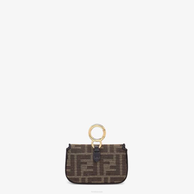 Women Fabric Charm Brown Fendi Accessories 6RHH227