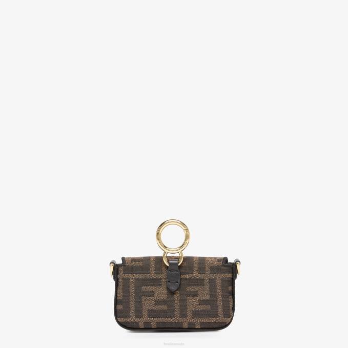 Women Fabric Charm Brown Fendi Accessories 6RHH502