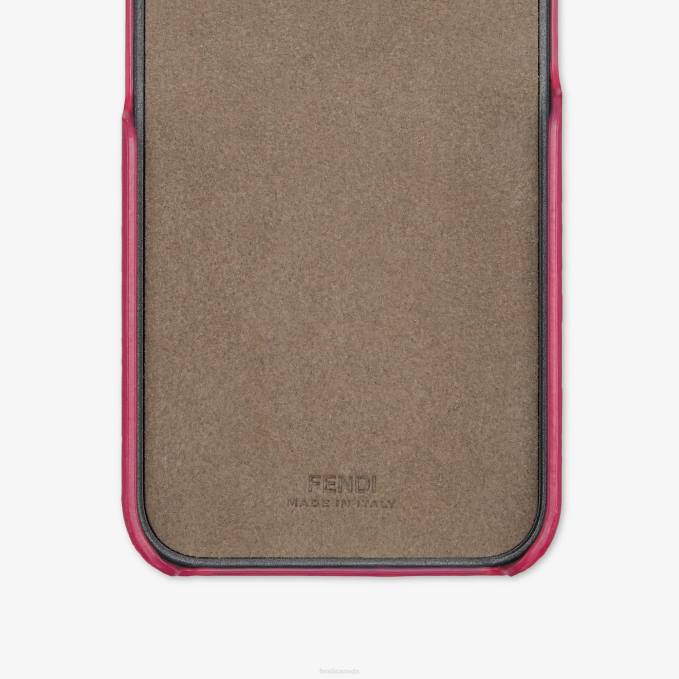 Women Fuchsia Leather Case Pink Fendi Accessories 6RHH71