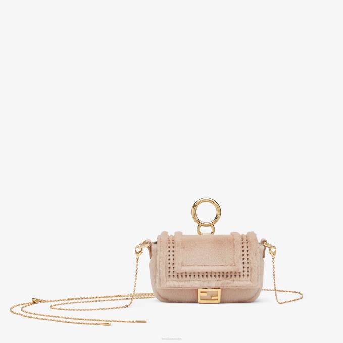 Women Mink Charm Pink Fendi Accessories 6RHH398