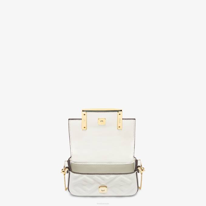 Women Nappa Leather Charm White Fendi Accessories 6RHH504