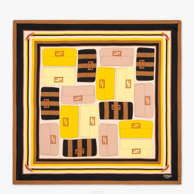 Women Multisilk Foulard Fashion Fendi Accessories 6RHH498