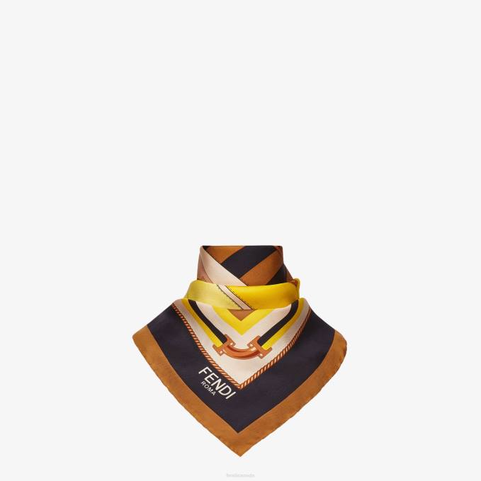 Women Multisilk Foulard Fashion Fendi Accessories 6RHH498
