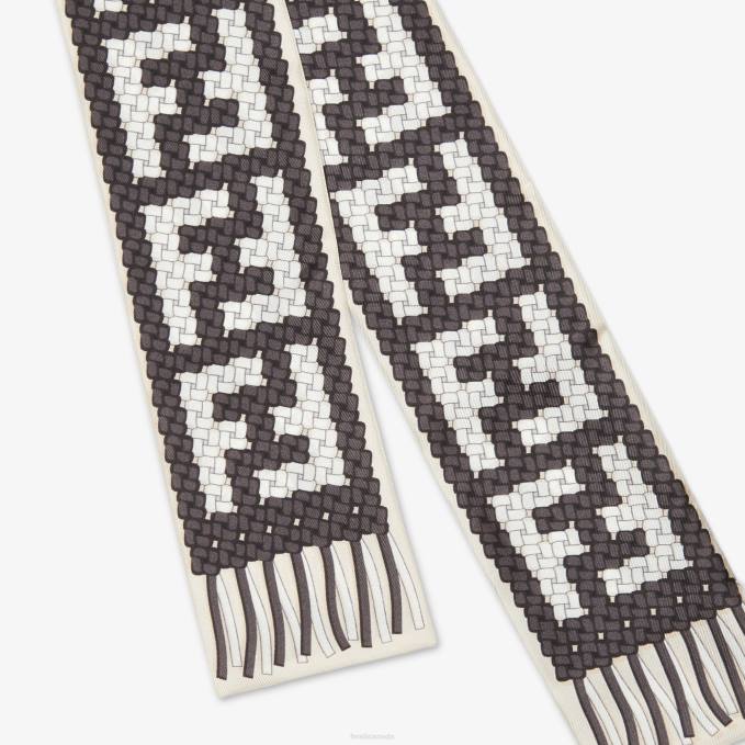 Women Silk Bandeau Black Fendi Accessories 6RHH188