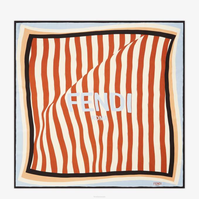 Women Silk Foulard Fashion Fendi Accessories 6RHH494