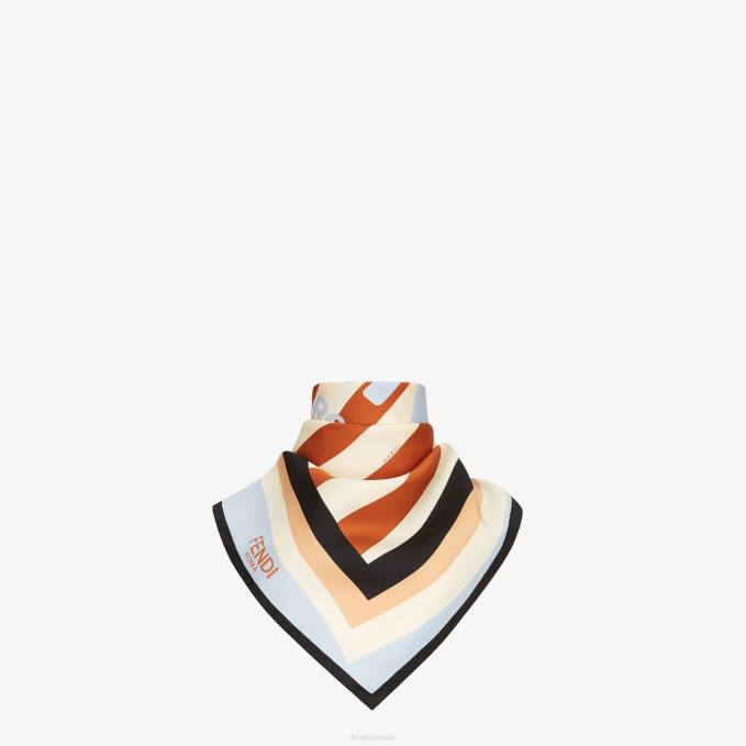 Women Silk Foulard Fashion Fendi Accessories 6RHH494