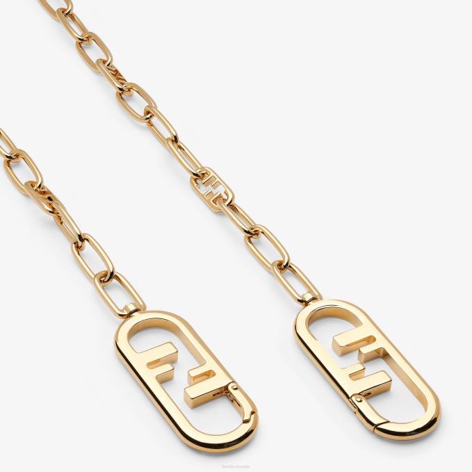 Women Metal Shoulder Strap Fashion Fendi Accessories 6RHH33