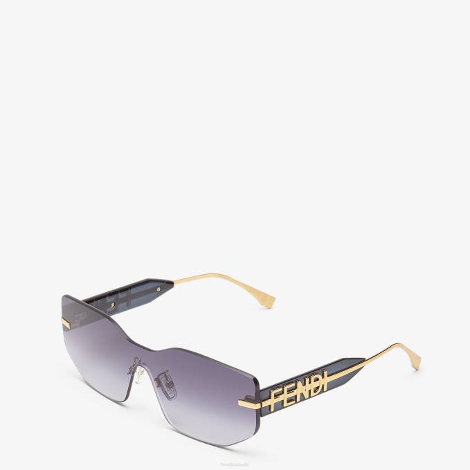 Women Gradient Shield Sunglasses Fashion Fendi Accessories 6RHH242