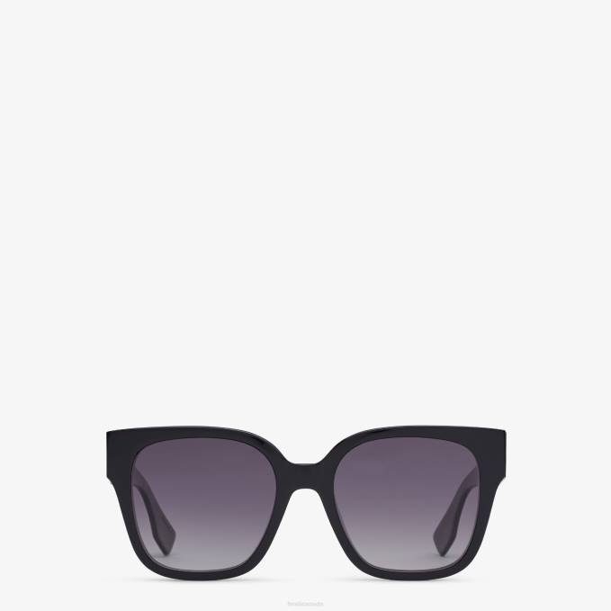 Women O'Lock Acetate Sunglasses Black Fendi Accessories 6RHH315