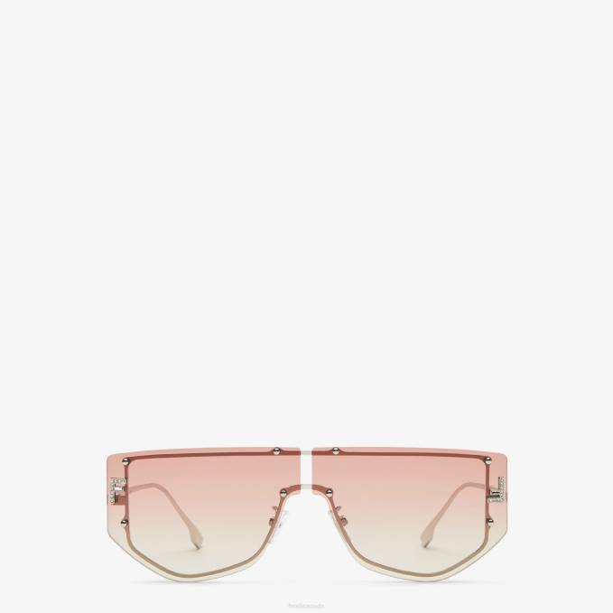 Women Shield Sunglasses With Two-Tone Gradient Lenses Fashion Fendi Accessories 6RHH228