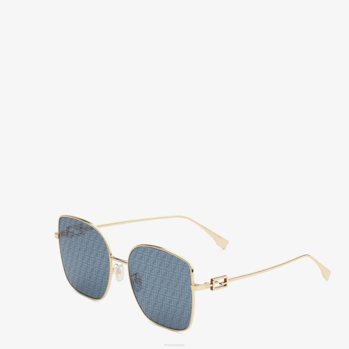 Women Sunglasses With Lenses And FF Micro Logo Fashion Fendi Accessories 6RHH348