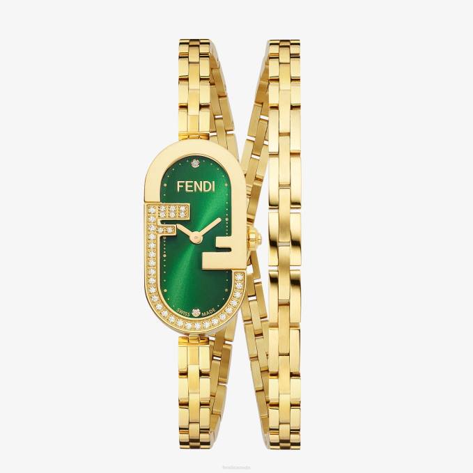 Women 14.80 X 21.30mm - Oval Watch With FF Logo Fashion Fendi Accessories 6RHH207