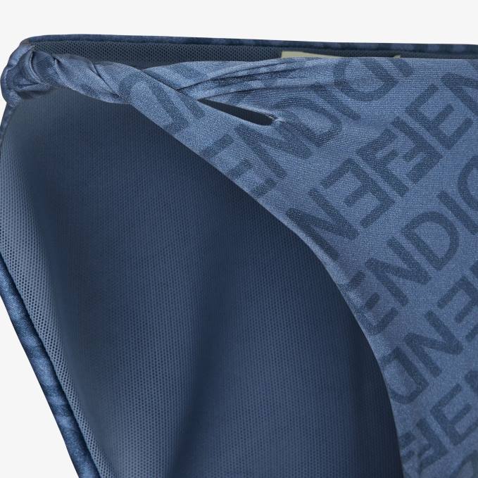 Women Lycra Bikini Blue Fendi Apparel 6RHH1025